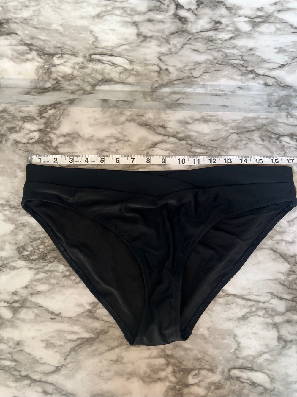 aerie Solid Black Bikini Bottoms - Classic Coverage